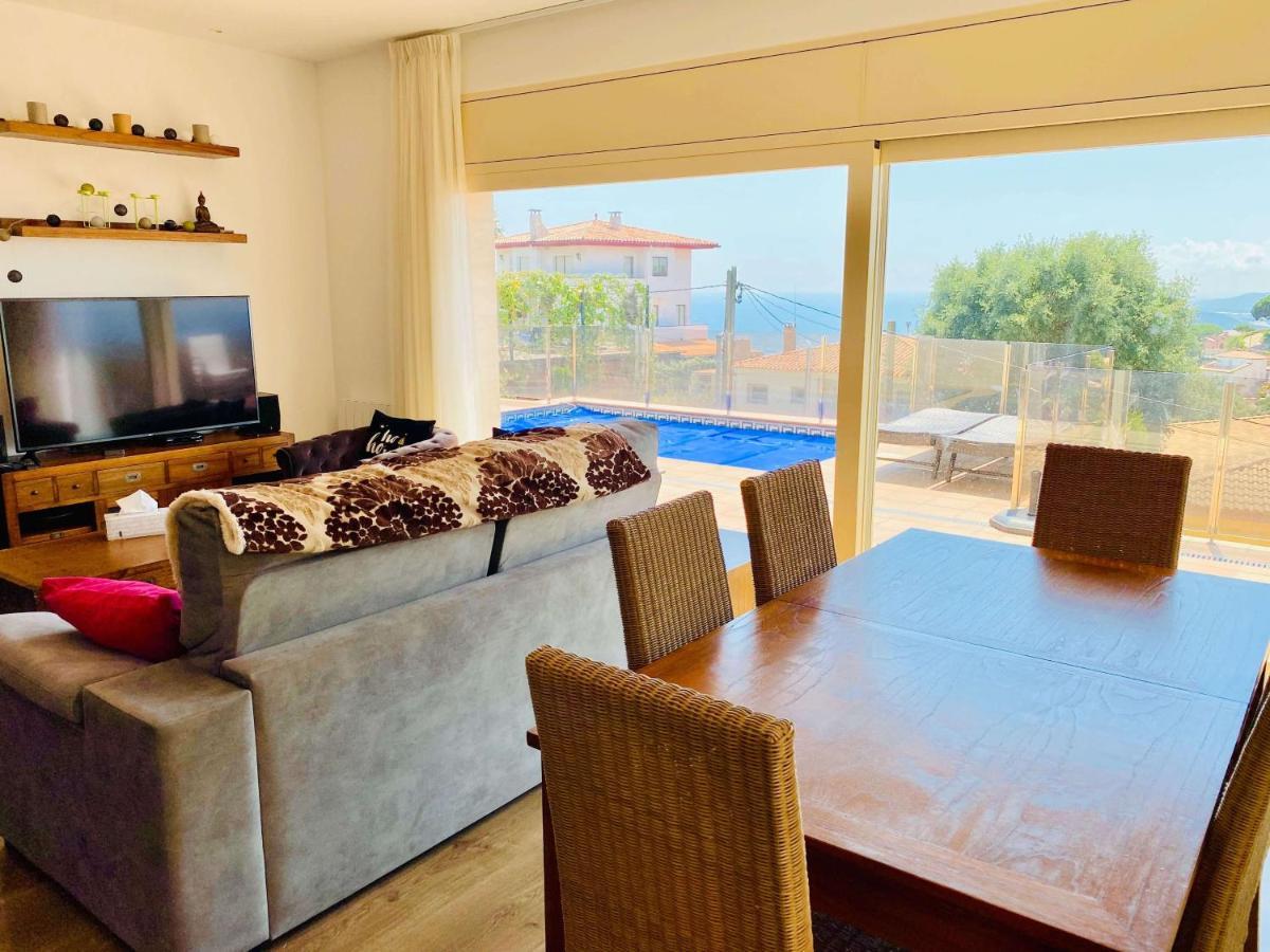 Luxury Villa Investingspain With Sea Views, Pool And Jacuzzi Lloret de Mar Ngoại thất bức ảnh