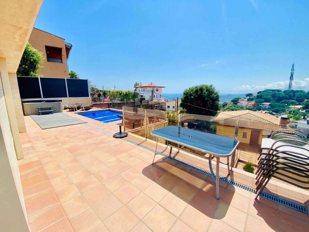 Luxury Villa Investingspain With Sea Views, Pool And Jacuzzi Lloret de Mar Ngoại thất bức ảnh