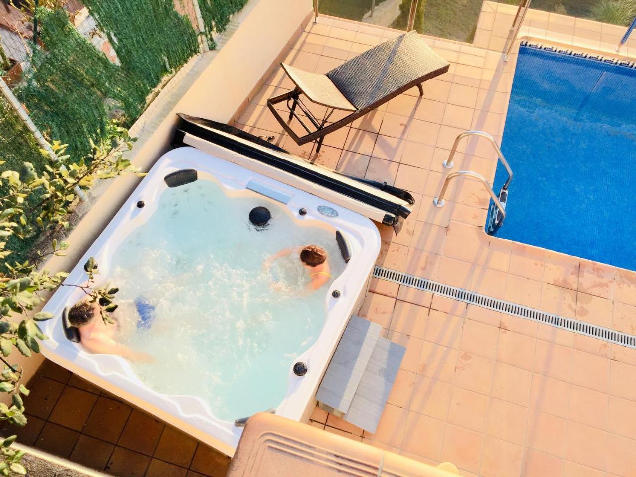 Luxury Villa Investingspain With Sea Views, Pool And Jacuzzi Lloret de Mar Ngoại thất bức ảnh